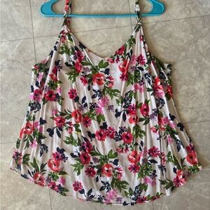 Floral Torrid Tank Top size 2